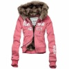 fashion Abercrombie &Fitch woman Down Fill Hoodie jacket