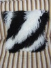 Black And White Tibet Lamb Pillow