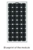 Monocrystalline silicon solar panels 36M-80    (614)