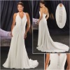 Strapless Chiffon&Satin Wedding Dress  ZJ140