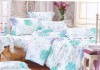 Reactive printed Twill bed sheet