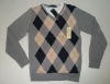 men's argyle sweater