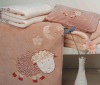 embroidery baby coral fleece blanket