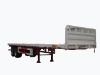 2-axlesplatform semi trailer with front wall