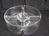 glass salad bowl