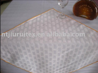 damask table napkin