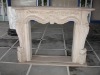 modern granite fireplace