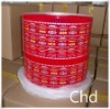 Printed roll film