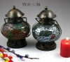 mosaic glass lantern