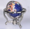 Gemstone globe table stand