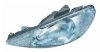 Peugeot 206 auto head lamp