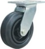 CASTER WHEEL--solid rubber hweel