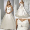 Strapless  Satin and Tull Wedding Gown  KL010