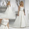 Strapless  Satin and Tull Wedding Gown  KL007