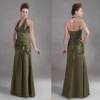 Halter Satin Evening Dress ED054