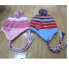 Knitted hat with earflap