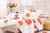 Reactive printed Twill bed sheet