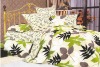 Reactive printed Twill bed sheet