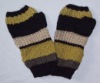 G-041 knitted fashion glove/mitten, jacquard, arm warmer