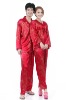 summer Cheap Sexy Loose Satin couple Pajamas A128581