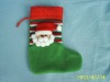 christmas sock with santa heads Christmas Tree orgament