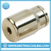 High pressure misting system-slip lock end plug with one nozzle hole B