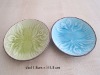 Crackled Ceramic Relish Dish