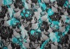 85%nylon 15%spandex print lace fabric