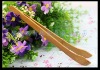 wooden bamboo bread clip food tong