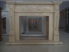 Carved Marble Fireplace