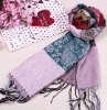 jacquard cotton scarf