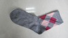 women's double needle socks