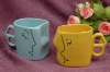 stoneware lovers' mug