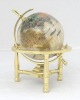 Gemstone globe desk top