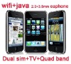 F003 dual sim tv wifi mobile phone