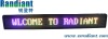 P10mm semi-outdoor LED Moving sign