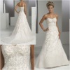 Strapless  Satin and Tull Wedding Gown  KL012