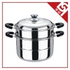 Two-layers Stainless Steel Steamer Pot 26cm