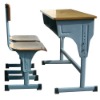 Adjustable student desk set