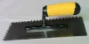 Rubber plastic handle plastering trowels