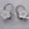 Double-sided Lobster Clasp Flower-shaped