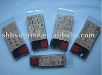 wood stamp set