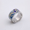 manufacture high quality newest european alloy enamel rings