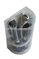 5 pieces plastic hair brush