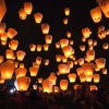 Multicolor Sky wish lantern small order available for promotion and holiday