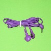 2.5mm Plug size Snap electrode lead wires (Purple),electrode cables for tens massager