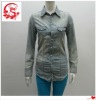 2012 Newest demin blouse for ladies