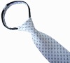 zipper necktie 100% polyester zipper necktie necktie