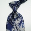 100% silk printed necktie