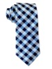 100% check silk woven necktie